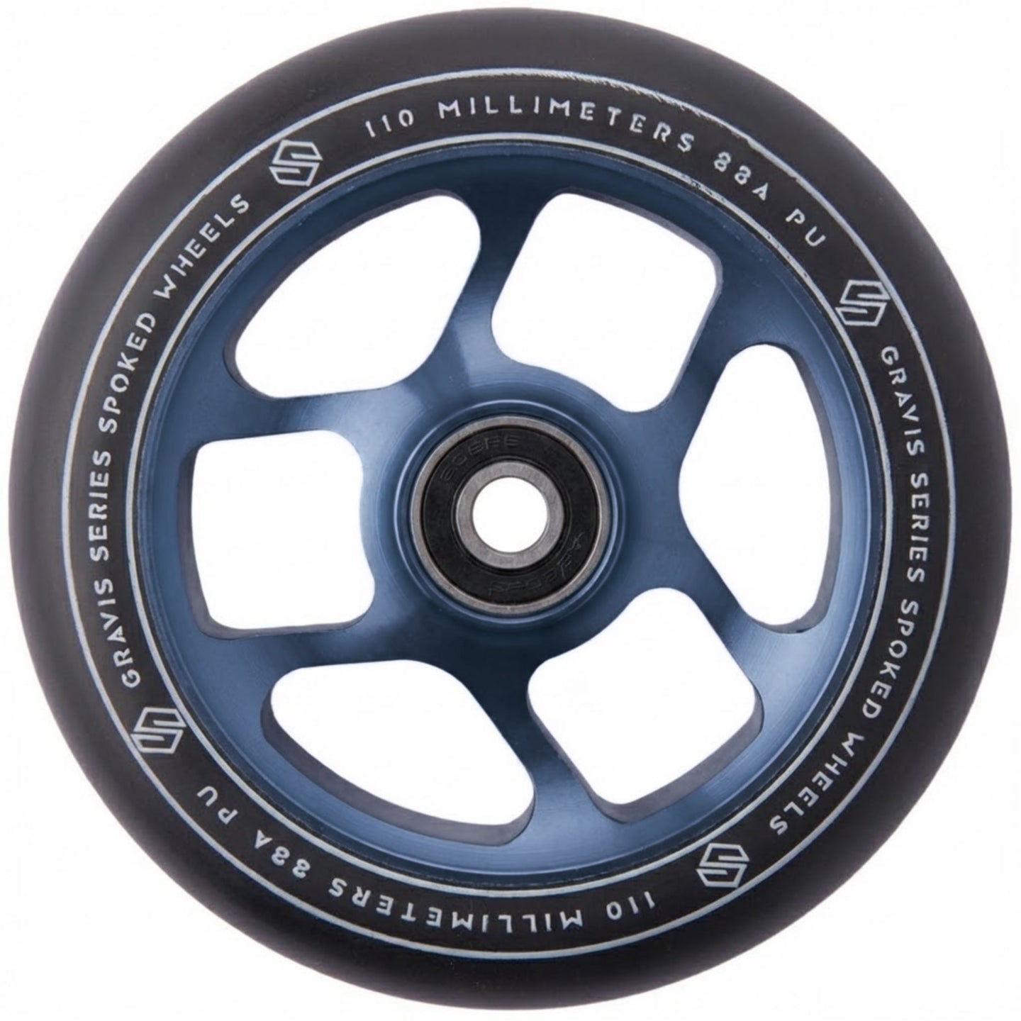 Striker Gravis Spoked 110mm Hjul til Løbehjul - Midnight Blue-ScootWorld.dk