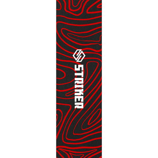 Striker 6.5" Griptape Til Løbehjul - Topo Swirl Red-ScootWorld.dk