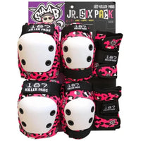 187 Killer Pads Jr. Beskyttelsessæt 6-Pack - Staab Pink-ScootWorld.dk