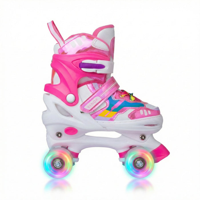 VENOR Ignite LED Patins à Roulettes - Shiny Pink