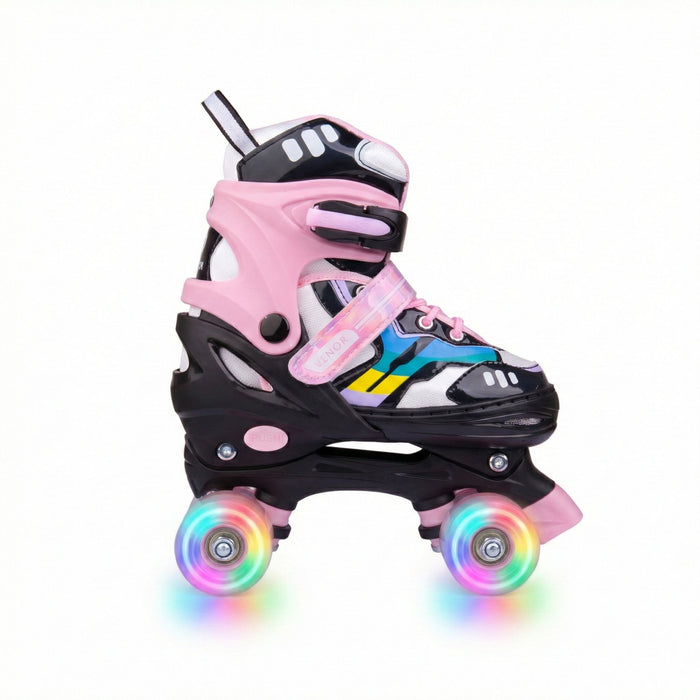 VENOR Ignite LED Patins à Roulettes - Black/Pink
