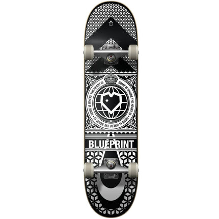 Blueprint Home Heart Komplet Skateboard - Black/White-ScootWorld.dk