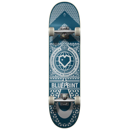 Blueprint Home Heart Komplet Skateboard - Navy/White-ScootWorld.dk