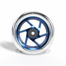 Striker Lux Spoked Clear PU 110mm Roue Trottinette Freestyle - Clear/Blue