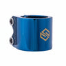 Striker Lux Double Colliers de Serrage Trottinette - Blue Chrome