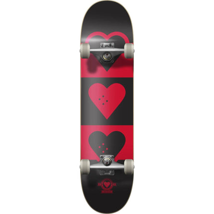 Heart Supply Quadron Logo Komplet Skateboard - Red-ScootWorld.dk