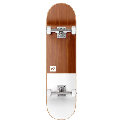 Hydroponic Clean Komplet Skateboard - White-brown-ScootWorld.dk