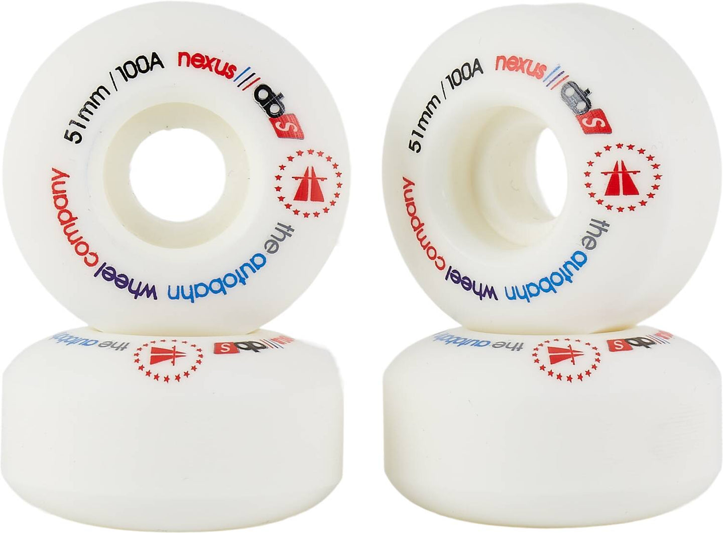 Autobahn Nexus 100A Stunt Scooter Wheel 4-Pack - White