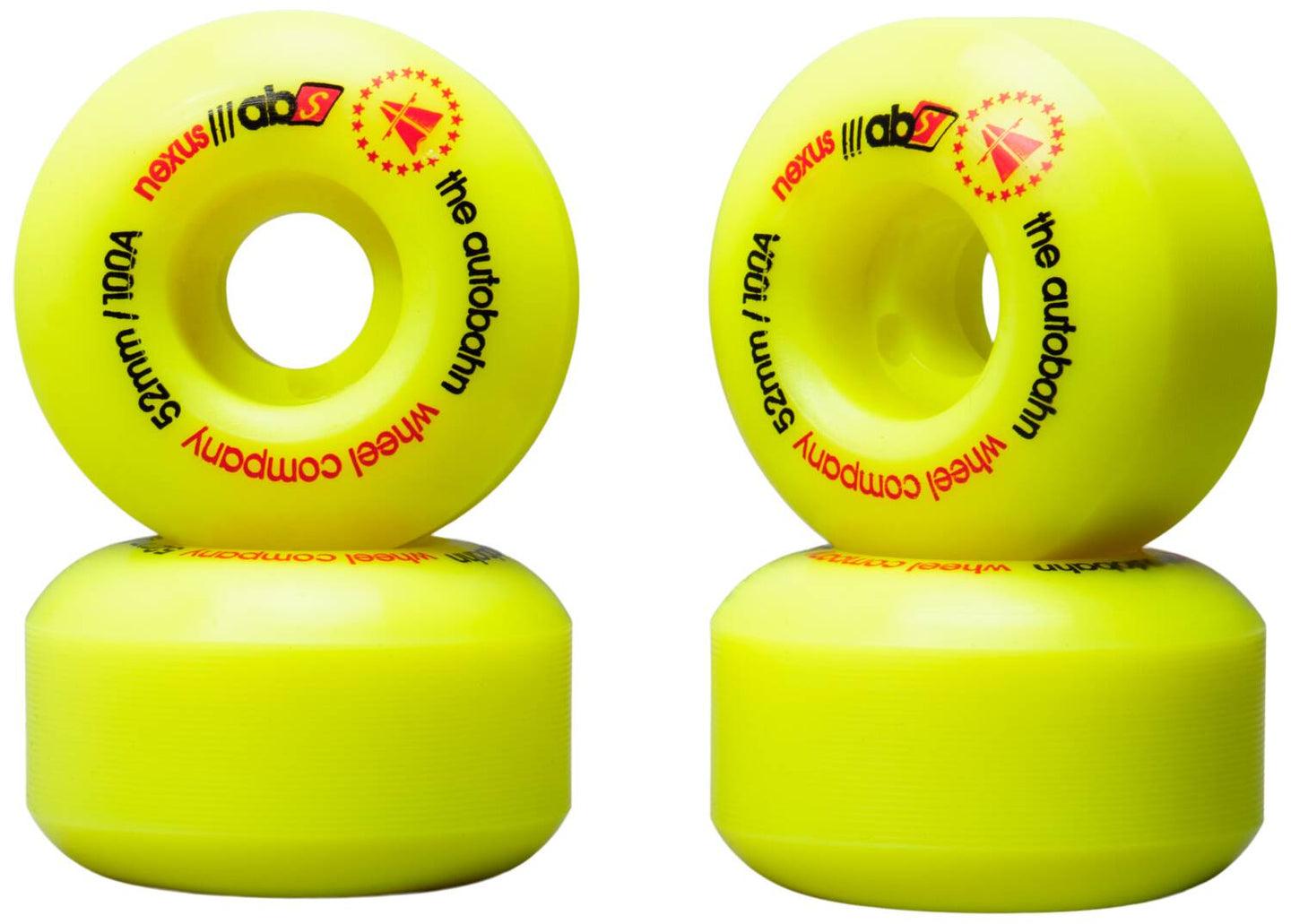 Autobahn Nexus 100A Stunt Scooter Wheel 4-Pack - Yellow