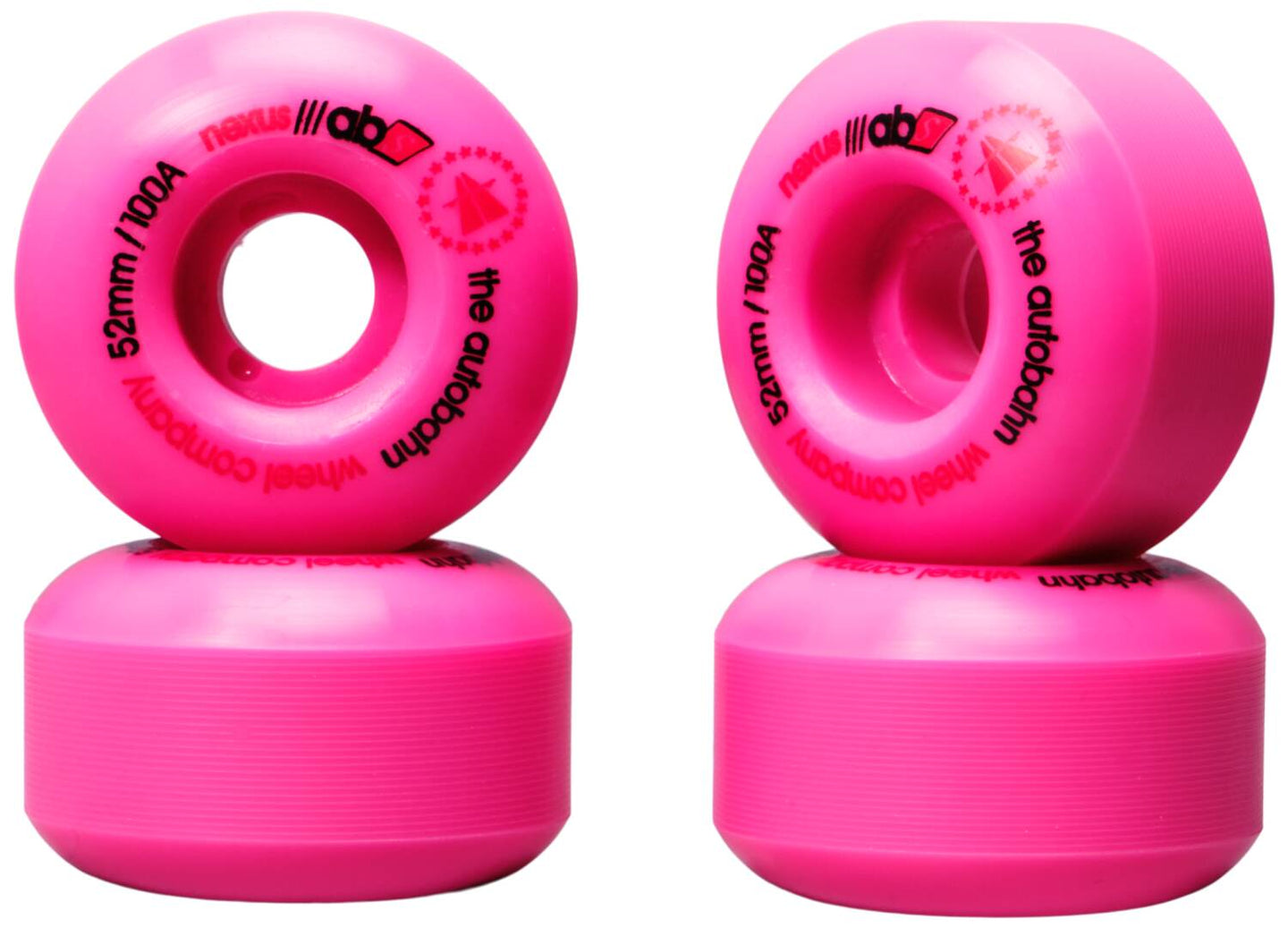 Autobahn Nexus 100A Stunt Scooter Wheel 4-Pack - Pink