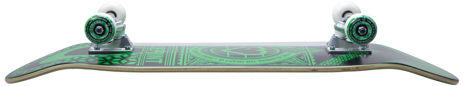 Blueprint Home Heart Complete Skateboard - Black/Green