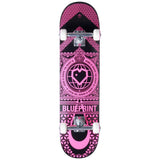 Blueprint Home Heart Komplet Skateboard - Pink-ScootWorld.dk