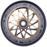 Striker Zenue Series Black PU Roue Trottinette Freestyle - Gold Chrome