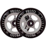 Proto Sliders Roues Trottinette Freestyle 2-Pak - Black/Raw