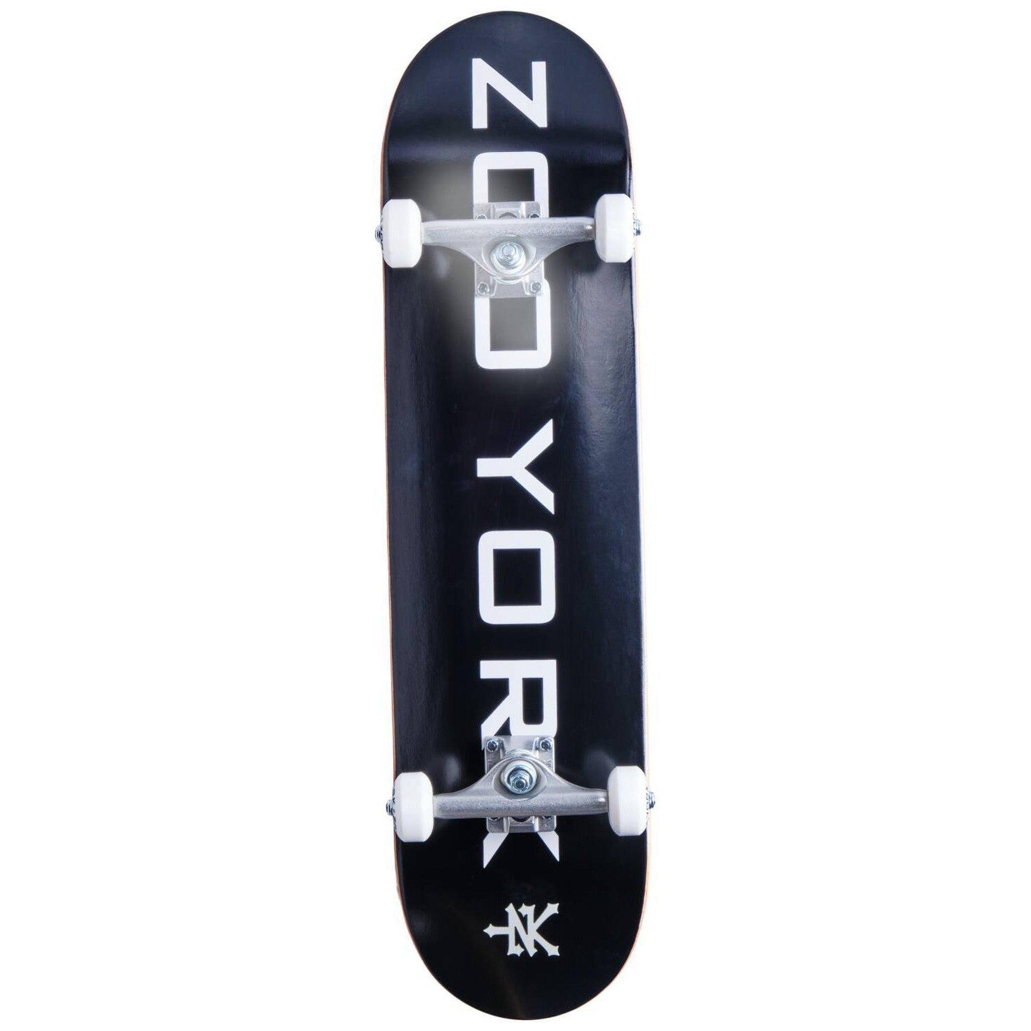 Zoo York Logo Block Komplet Skateboard - Black/White-ScootWorld.dk