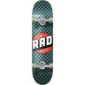 RAD Checkers Progressive Skateboard Complets - Black/Teal