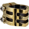 Longway Defender Double Colliers de Serrage Trottinette - Gold Chrome