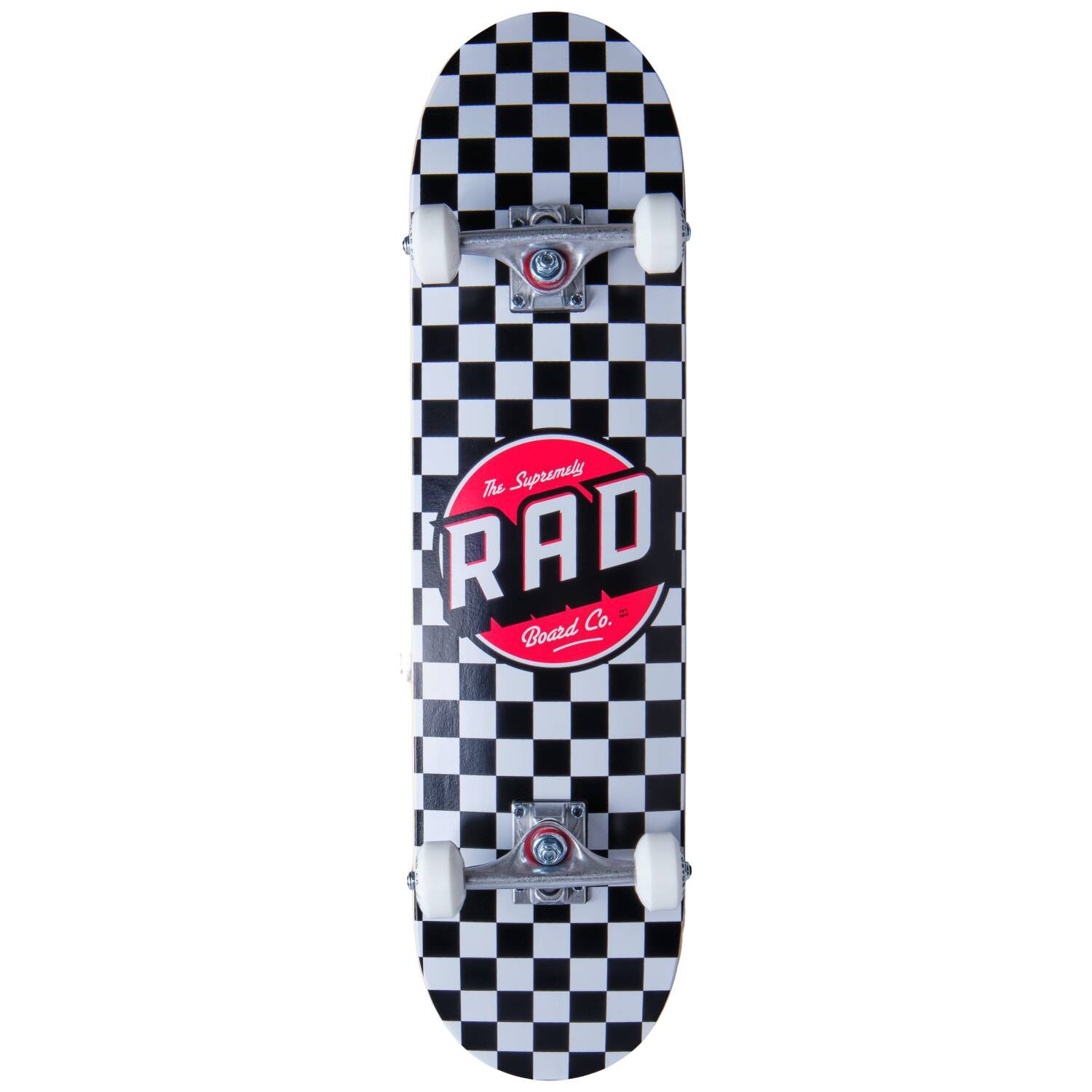 RAD Checkers Komplet Skateboard - Sort-ScootWorld.dk