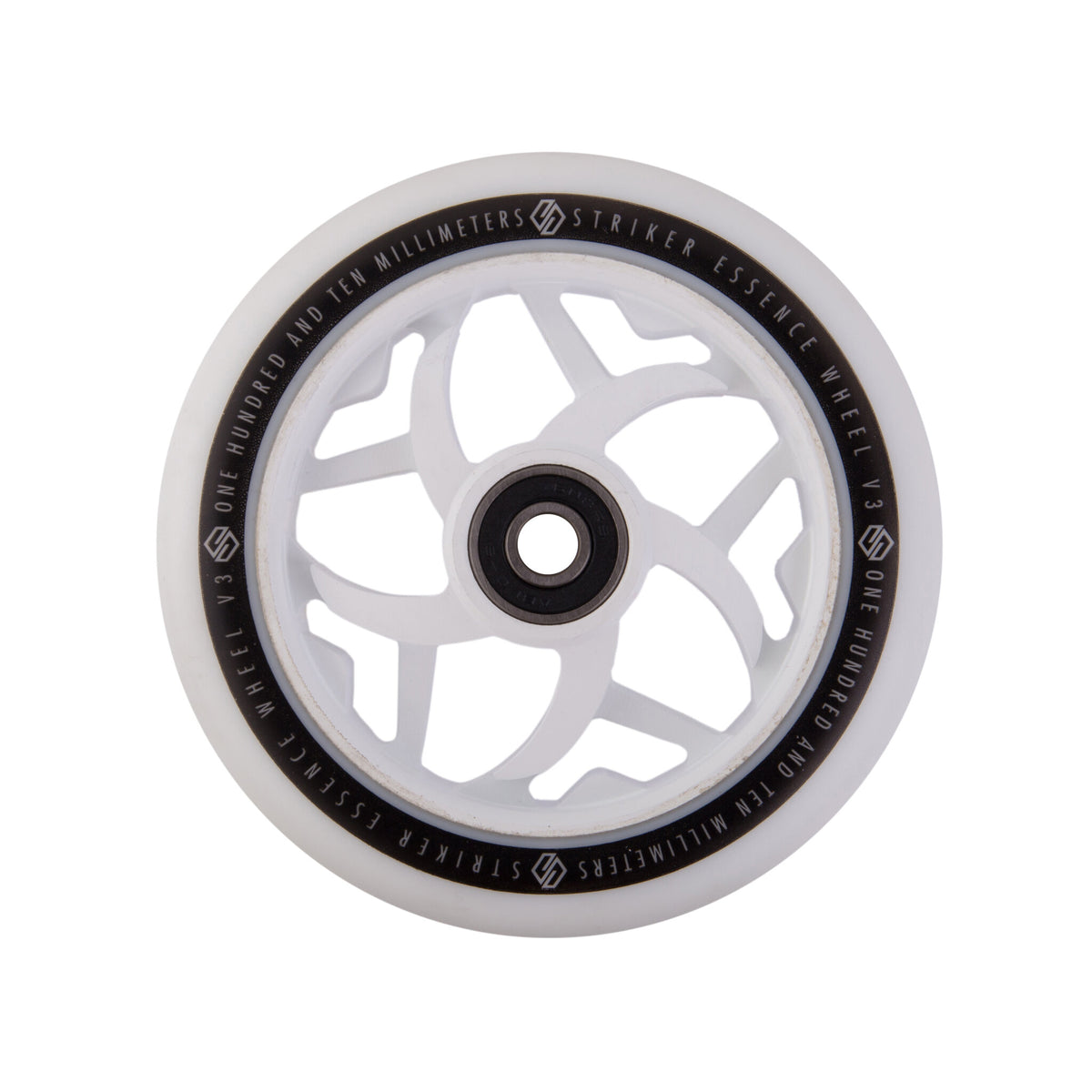 Striker Essence V3 Colorblast PU 110mm Hjul Til Løbehjul - White-ScootWorld.dk