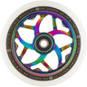 Striker Essence V3 Hvid PU Roues Trottinette Freestyle - Rainbow