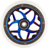 Striker Essence V3 Hvid PU Roues Trottinette Freestyle - Blue Chrome