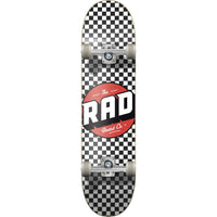 RAD Checkers Progressive Komplet Skateboard - Black/White-ScootWorld.dk