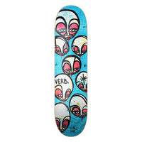 Verb Skateboard Deck - Faces Blue-ScootWorld.dk