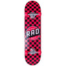 RAD Checkers Skateboard Complets - Rød